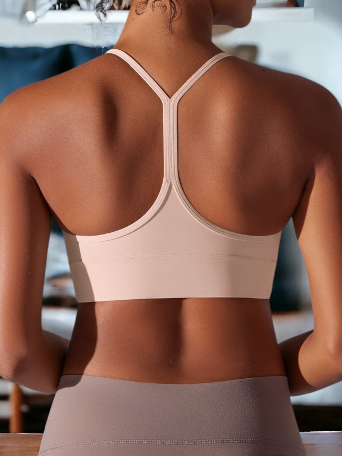 I-Shaped Back Yoga Wear Sports Bra