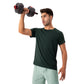 Men's Lightweight Performance T-Shirt with Moisture-Wicking Fabric and Raglan Sleeves
