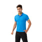 Men's Athletic Fit Polo Shirt with Contrast Collar and Moisture-Wicking Stretch Fabric