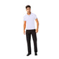 Men's Athletic Fit Polo Shirt with Contrast Collar and Moisture-Wicking Stretch Fabric
