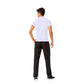 Men's Athletic Fit Polo Shirt with Contrast Collar and Moisture-Wicking Stretch Fabric