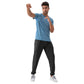 Men's Lightweight Stretch Lounge Pants with Adjustable Drawstring Waist and Straight Leg Fit