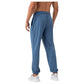 Men's Lightweight Stretch Lounge Pants with Adjustable Drawstring Waist and Straight Leg Fit