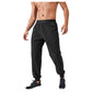 Men's Tapered Lounge Pants with Stretch Waistband and Elastic Cuffs for Everyday Comfort