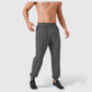Men's Tapered Lounge Pants with Stretch Waistband and Elastic Cuffs for Everyday Comfort