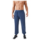 Men's Tapered Lounge Pants with Stretch Waistband and Elastic Cuffs for Everyday Comfort