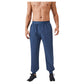 Men's Tapered Lounge Pants with Stretch Waistband and Elastic Cuffs for Everyday Comfort