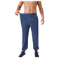 Men's Tapered Lounge Pants with Stretch Waistband and Elastic Cuffs for Everyday Comfort