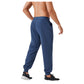 Men's Tapered Lounge Pants with Stretch Waistband and Elastic Cuffs for Everyday Comfort