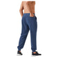 Men's Tapered Lounge Pants with Stretch Waistband and Elastic Cuffs for Everyday Comfort
