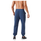 Men's Tapered Lounge Pants with Stretch Waistband and Elastic Cuffs for Everyday Comfort