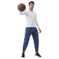 Men's Tapered Lounge Pants with Stretch Waistband and Elastic Cuffs for Everyday Comfort
