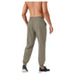 Men's Tapered Lounge Pants with Stretch Waistband and Elastic Cuffs for Everyday Comfort