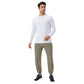 Men's Tapered Lounge Pants with Stretch Waistband and Elastic Cuffs for Everyday Comfort