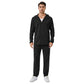Men's Relaxed Fit Drawstring Pants with Patch Pockets and Elastic Waistband for Casual Wear