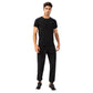 Men's Athletic Drawstring Pants with Zipper Pockets and Elastic Waistband for Active and Casual Wear