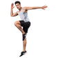 Men's Sleeveless Compression Tank Top with Mesh Panels and Stretch Moisture-Wicking Fabric