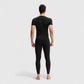 Men's Short Sleeve Compression Top with Moisture-Wicking Stretch Fabric for Performance and Training