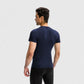 Men's Short Sleeve Compression Top with Moisture-Wicking Stretch Fabric for Performance and Training