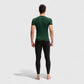 Men's Short Sleeve Compression Top with Moisture-Wicking Stretch Fabric for Performance and Training