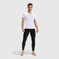 Men's Short Sleeve Compression Top with Moisture-Wicking Stretch Fabric for Performance and Training