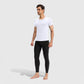 Men's Short Sleeve Compression Top with Moisture-Wicking Stretch Fabric for Performance and Training