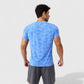 Men's Camo Print Short Sleeve Performance Tee with Quick-Dry Lightweight Stretch Fabric