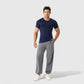 Men's Fitted Short Sleeve Performance T-Shirt with Stretch Fabric and Moisture-Wicking Comfort
