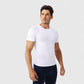 Men's Fitted Short Sleeve Performance T-Shirt with Stretch Fabric and Moisture-Wicking Comfort