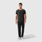 Men's Short Sleeve Performance T-Shirt with Breathable Mesh Fabric and Relaxed Athletic Fit