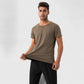 Men's Short Sleeve Performance T-Shirt with Breathable Mesh Fabric and Relaxed Athletic Fit