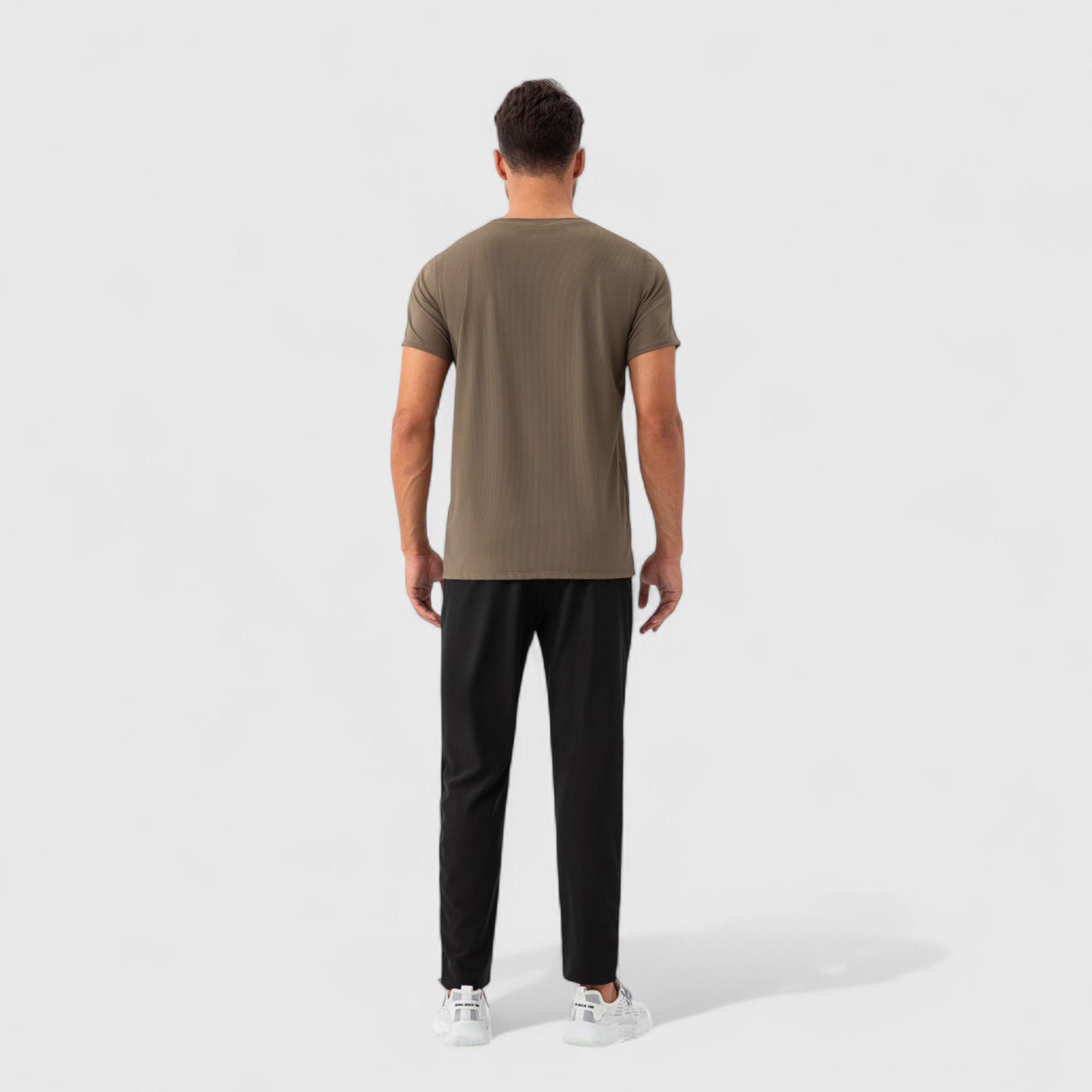 Men's Short Sleeve Performance T-Shirt with Breathable Mesh Fabric and Relaxed Athletic Fit