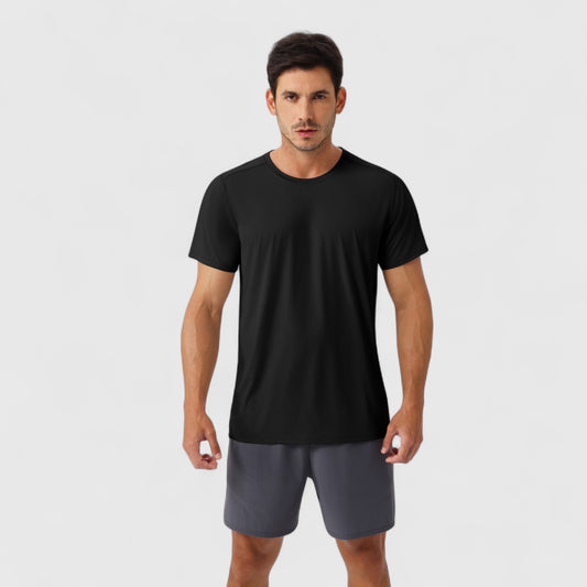 Men's Moisture-Wicking Short Sleeve T-Shirt with Soft Lightweight Fabric and Athletic Fit