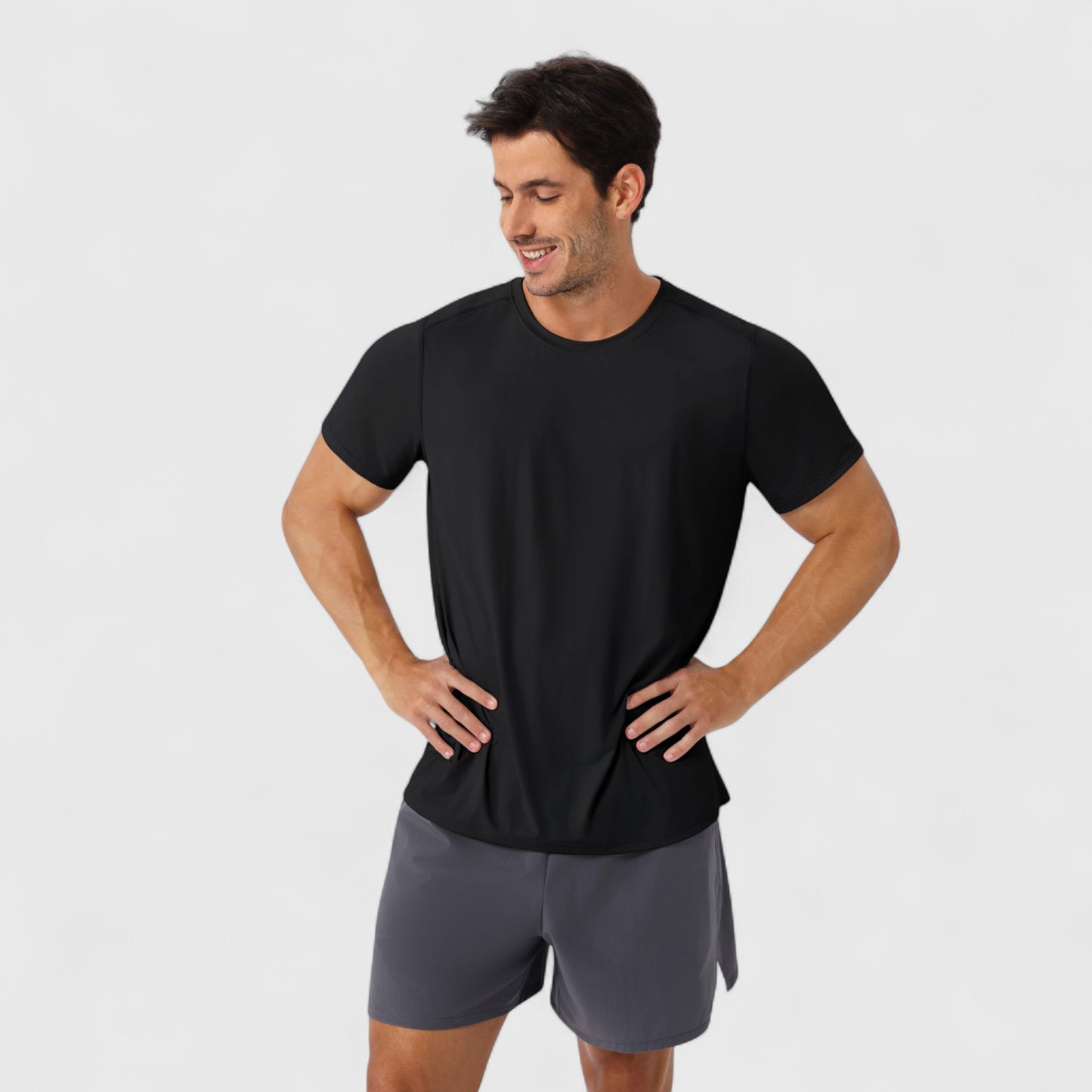 Men's Moisture-Wicking Short Sleeve T-Shirt with Soft Lightweight Fabric and Athletic Fit