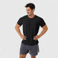 Men's Moisture-Wicking Short Sleeve T-Shirt with Soft Lightweight Fabric and Athletic Fit