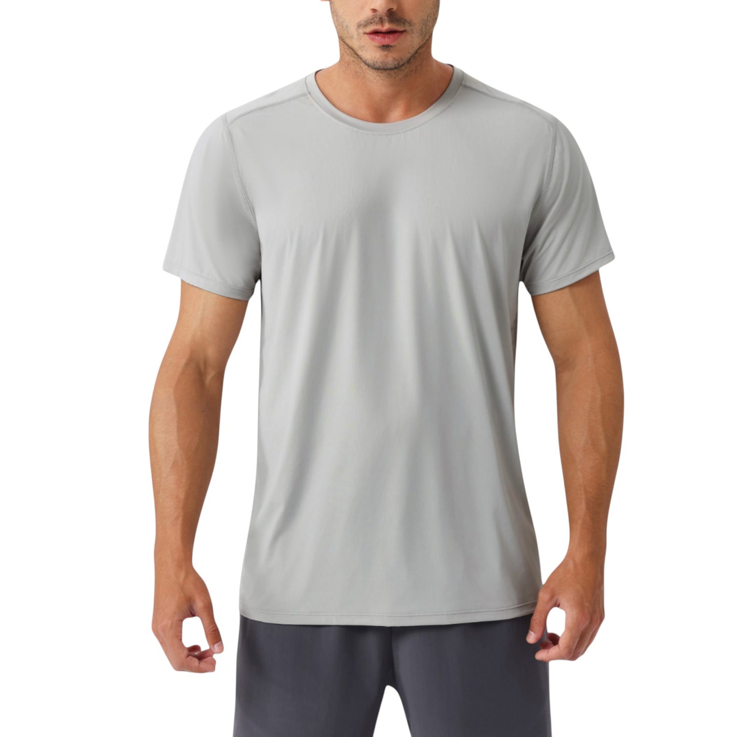 Men's Moisture-Wicking Short Sleeve T-Shirt with Soft Lightweight Fabric and Athletic Fit