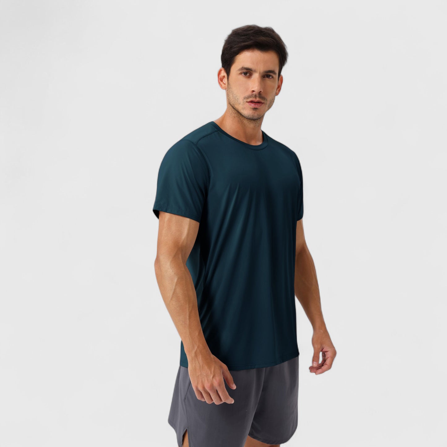 Men's Moisture-Wicking Short Sleeve T-Shirt with Soft Lightweight Fabric and Athletic Fit