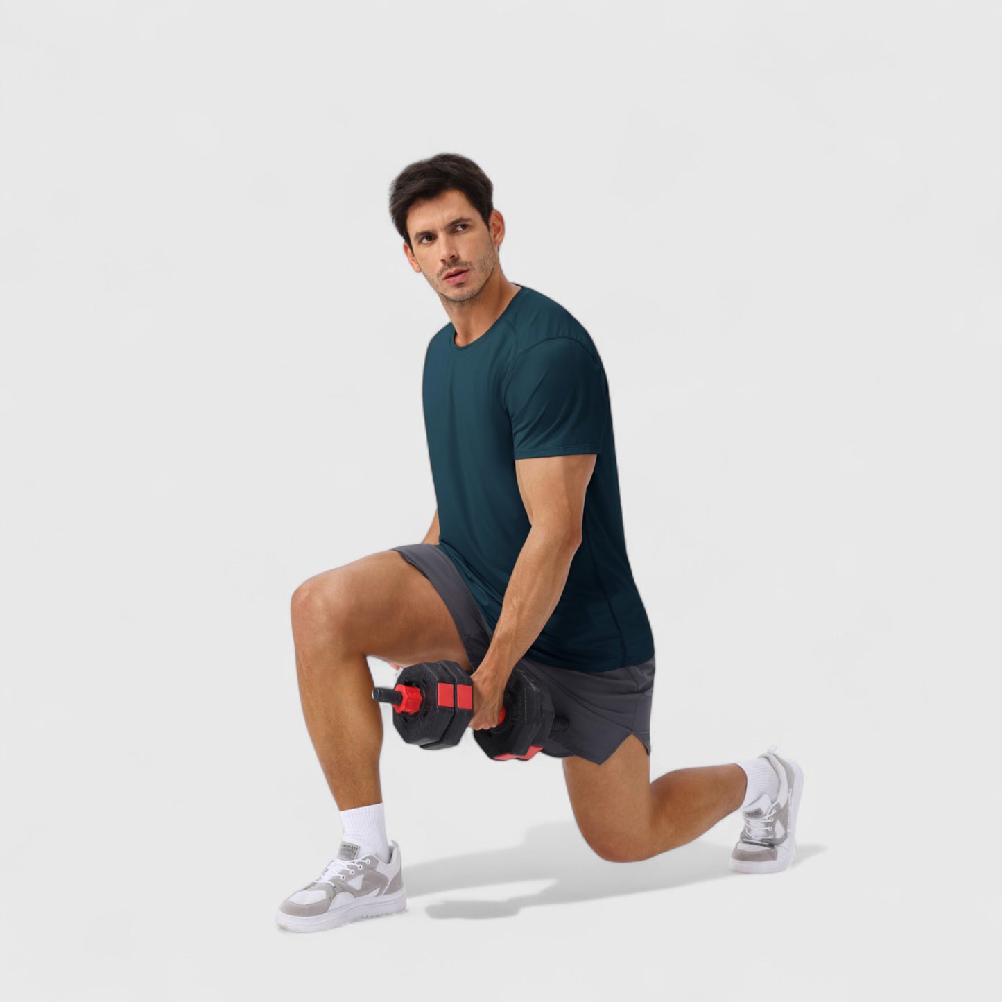 Men's Moisture-Wicking Short Sleeve T-Shirt with Soft Lightweight Fabric and Athletic Fit