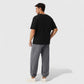 Men's Oversized Fit Short Sleeve T-Shirt with Drop Shoulders and Relaxed Silhouette for Everyday Style