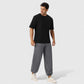 Men's Oversized Fit Short Sleeve T-Shirt with Drop Shoulders and Relaxed Silhouette for Everyday Style