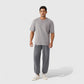 Men's Oversized Fit Short Sleeve T-Shirt with Drop Shoulders and Relaxed Silhouette for Everyday Style