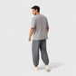 Men's Oversized Fit Short Sleeve T-Shirt with Drop Shoulders and Relaxed Silhouette for Everyday Style