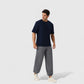 Men's Oversized Fit Short Sleeve T-Shirt with Drop Shoulders and Relaxed Silhouette for Everyday Style