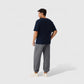 Men's Oversized Fit Short Sleeve T-Shirt with Drop Shoulders and Relaxed Silhouette for Everyday Style