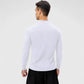 Men's Long Sleeve Quarter Zip Top with Athletic Fit and Raglan Sleeves for Training or Casual Wear