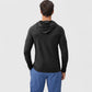 Men's Long Sleeve Pullover Hoodie with Front Kangaroo Pocket and Athletic Fit