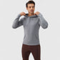 Men's Long Sleeve Pullover Hoodie with Front Kangaroo Pocket and Athletic Fit