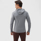 Men's Long Sleeve Pullover Hoodie with Front Kangaroo Pocket and Athletic Fit