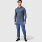 Men's Long Sleeve Pullover Hoodie with Front Kangaroo Pocket and Athletic Fit