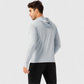 Men's Lightweight Zip-Up Hooded Jacket with Thumbholes and UPF 50+ Protection
